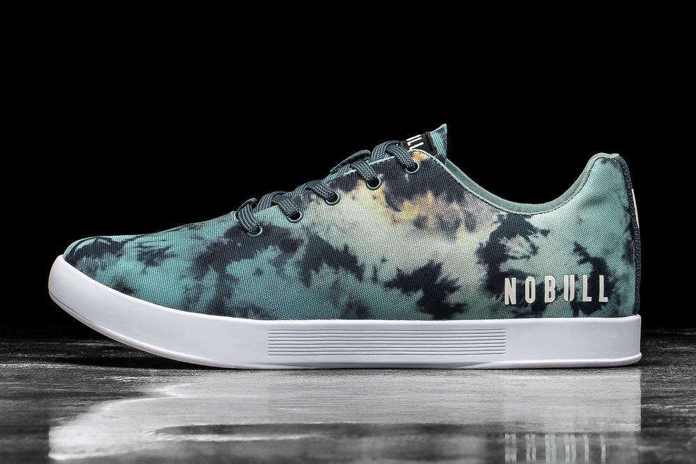 NOBULL Teal Tie-Dye Canvas Training Ayakkabı Erkek - Mavi Tie-Dye - Turkiye (LJM-902174)